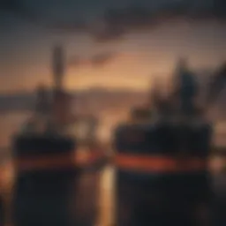 Visual representation of Brent crude oil market dynamics