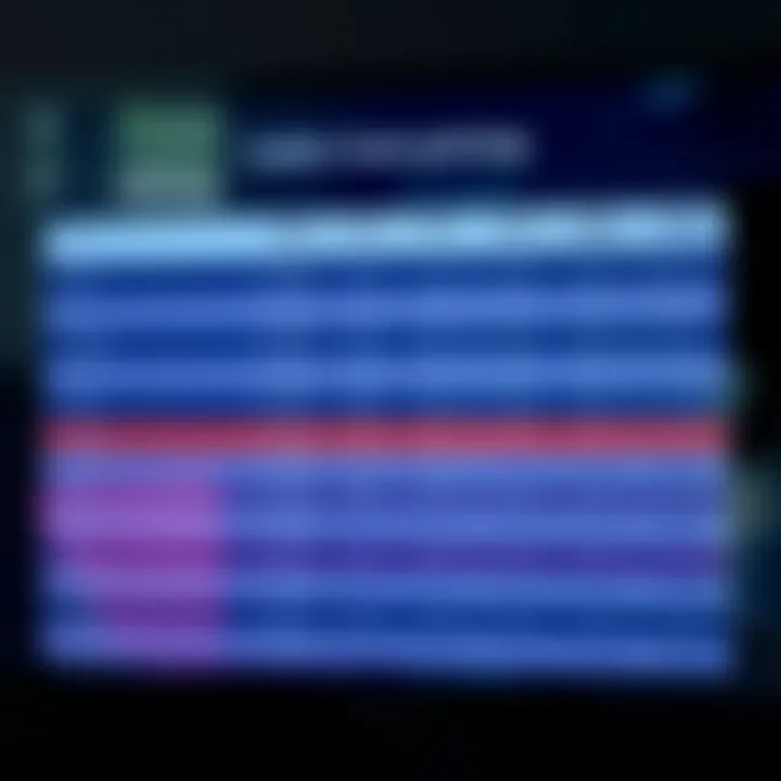 Cable Providers Pricing Comparison Comparative chart of cable providers pricing