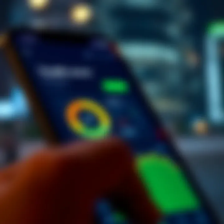 User interface of a popular credit score monitoring app