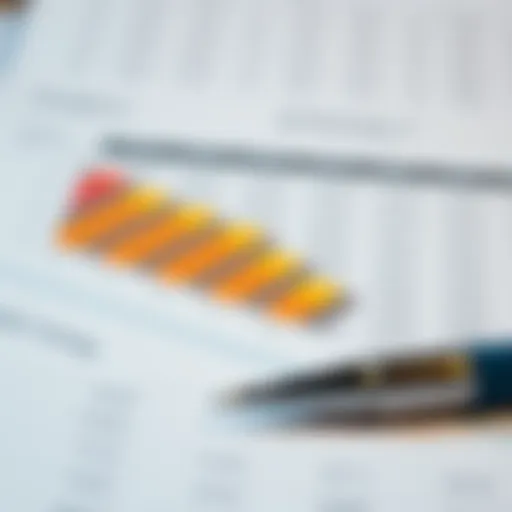 Visual representation of a well-structured spreadsheet for spending analysis