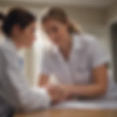 Occupational Therapist Assisting Patient Occupational therapist assisting a patient