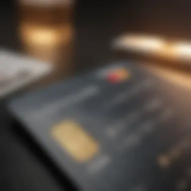 Illustration depicting a sophisticated credit card design