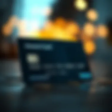 Visual representation of unsecured credit card features