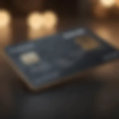 Sophisticated credit card with exclusive rewards programs