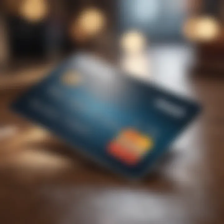 Different types of credit cards displayed