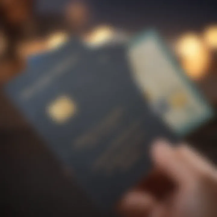 Venture Card in Passport