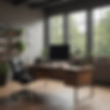 An engaging workspace featuring a modern desk setup, reflecting the evolving nature of work in later life.